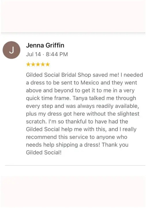 Shipping Concierge Service Testimonial