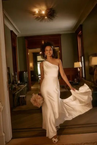 Amsale Pearce by Nouvelle Amsale x BHLDN #2 Ivory thumbnail