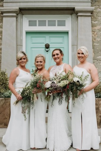 Amsale Sloan by Amsale Bridesmaids #1 default Ivory thumbnail