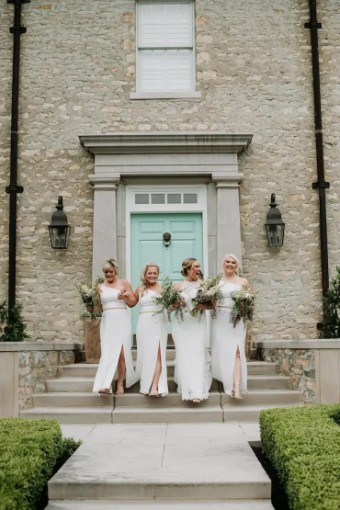 Amsale Sloan by Amsale Bridesmaids #2 Ivory thumbnail