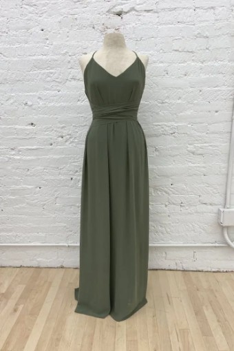 Amsale Joy #7 Olive thumbnail