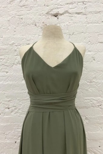 Amsale Joy #9 Olive thumbnail