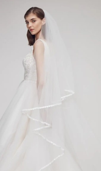 Blue Willow by Anne Barge Weston Veil by Blue Willow by Anne Barge #0 default Silk White thumbnail