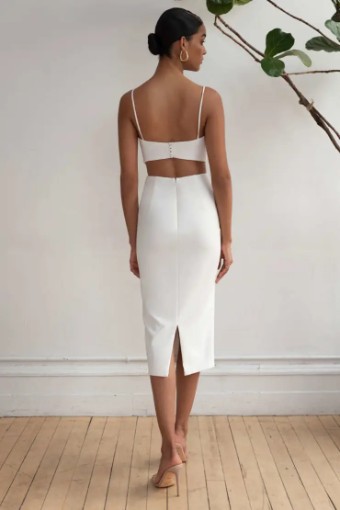 Jenny Yoo Leia #2 White thumbnail