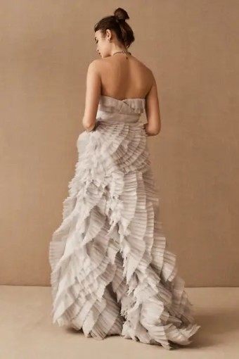 Miscellaneous Bexley Pleated Fantasy by BHLDN #1 default Gray thumbnail