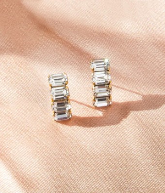 Miscellaneous Austin Studs by Loren Hope #3 Crystal thumbnail