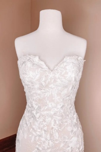 JLM Couture Ti Adora by Allison Webb Fitted Lace Gown #2 Ivory thumbnail