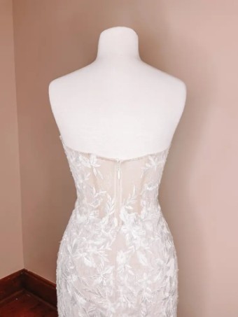 JLM Couture Ti Adora by Allison Webb Fitted Lace Gown #3 Ivory thumbnail