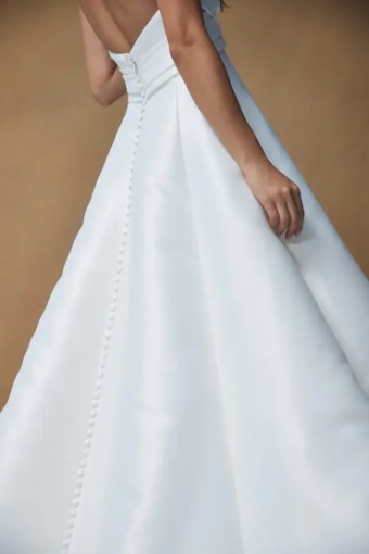 Amsale Carly by Nouvelle Amsale #2 Silk White thumbnail