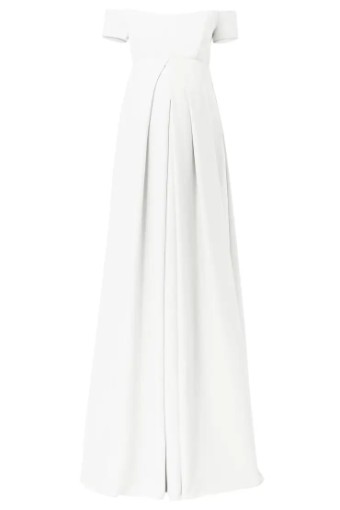 Amsale Autumn - Maternity by Amsale Bridesmaids #1 Ivory thumbnail