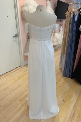 Amsale Autumn - Maternity by Amsale Bridesmaids #3 Ivory thumbnail