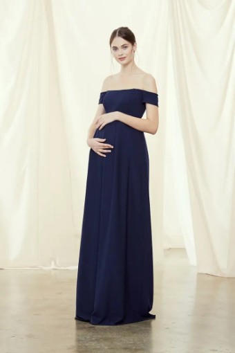 Amsale Autumn - Maternity by Amsale Bridesmaids #5 default Ivory thumbnail
