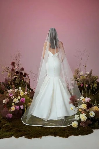 Blue Willow by Anne Barge Vow Veil #1 default Pearl thumbnail