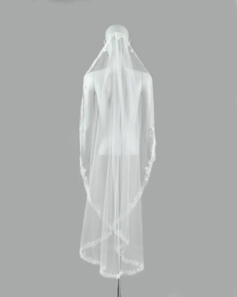 Aire Barcelona Annur Veil with comb #0 default Natural thumbnail