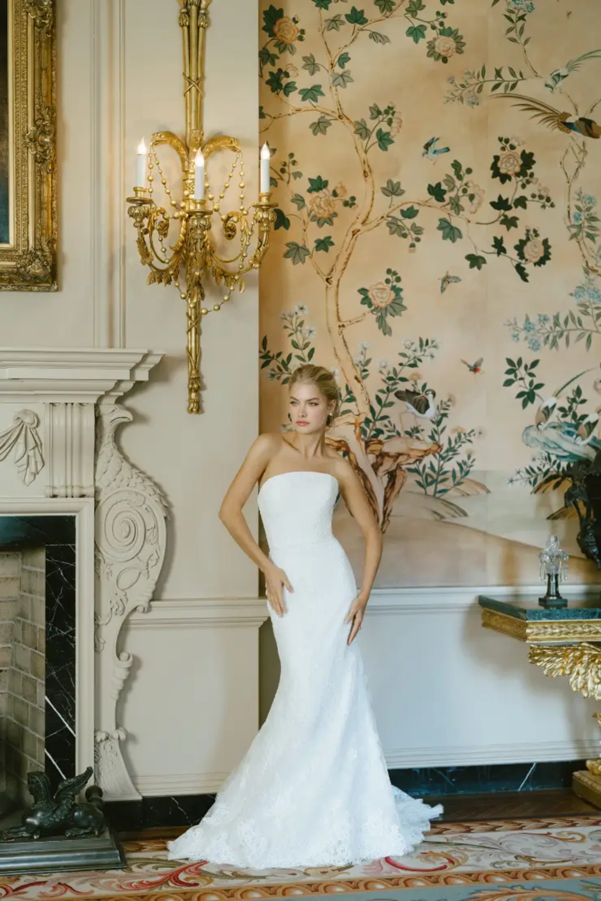 ★BAU by Bride And You★NEVAEH collar flared long dress★ Haven Wedding Dress - 63037 – Veni Infantino