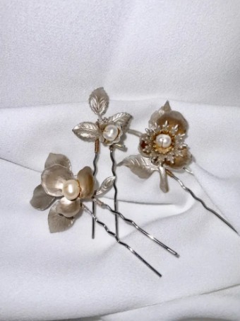 Miscellaneous Cori Lynn Co. Venesse Hair Picks #1 default Silver thumbnail