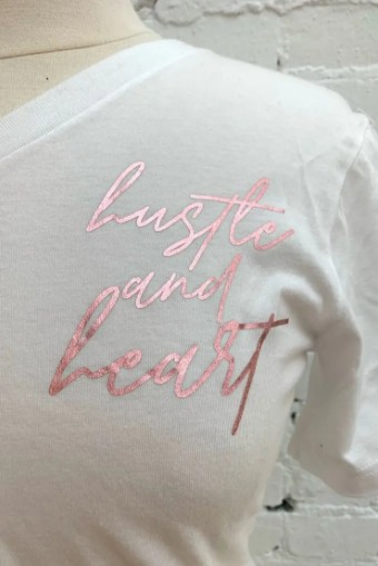 Miscellaneous Hustle & Heart T-shirt #1 default White thumbnail