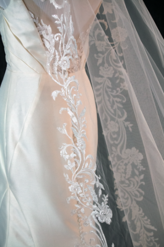 Kelly Faetanini Liliana Veil #2 default Ivory thumbnail