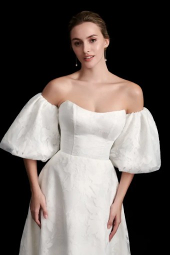 Kelly Faetanini Jardins with sleeves #3 Ivory thumbnail
