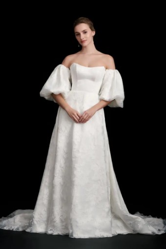 Kelly Faetanini Jardins with sleeves #5 Ivory thumbnail