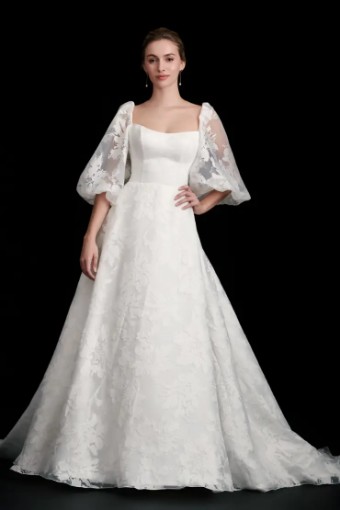 Kelly Faetanini Jardins with sleeves #6 Ivory thumbnail