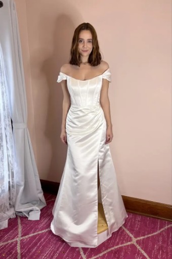 JLM Couture Lazaro Kayla #1 Ivory thumbnail