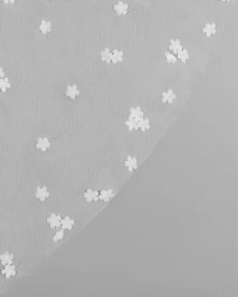 Rosa Clara Tiny Flower Veil - 1LVB3 #0 default Natural thumbnail