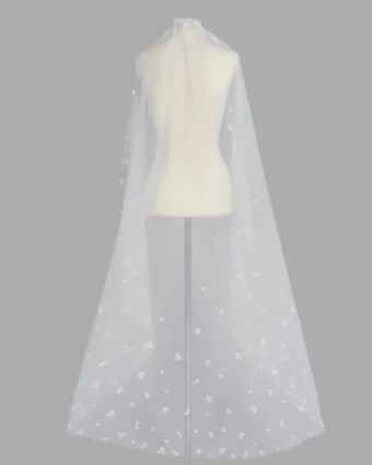 Rosa Clara Tiny Flower Veil - 1LVB3 #1 default Natural thumbnail