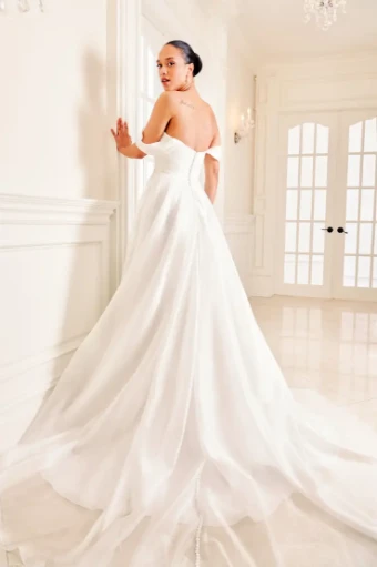 Kelly Faetanini Beau with detachable sleeves #1 Ivory thumbnail