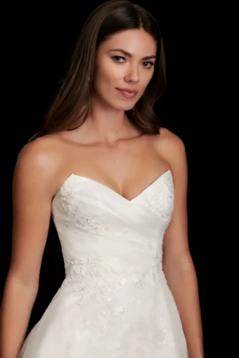 Kelly Faetanini Camilla with detachable sleeves #5 Ivory thumbnail