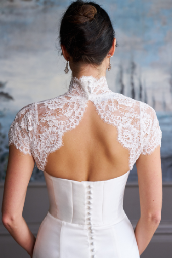 Castigliano by Caroline Castigliano Luna Cap Sleeve Shrug #0 default Ivory thumbnail