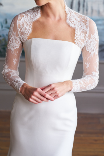 Castigliano by Caroline Castigliano Luna Cap Sleeve Shrug #1 default Ivory thumbnail