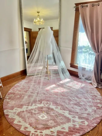 Miscellaneous Classic Cathedral Length Veil #0 default Silk White Light Ivory thumbnail