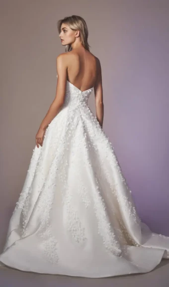 Blue Willow by Anne Barge Confetti with detachable swag straps #3 default Silk White thumbnail