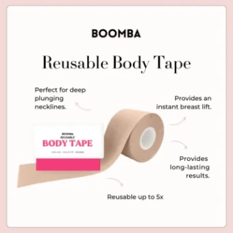 Miscellaneous BOOMBA Reusable Body Tape (2" x 13') - Sand/Cream #1 default Sand thumbnail