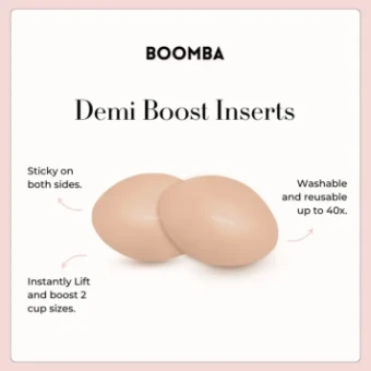 Miscellaneous BOOMBA Demi Boost Inserts - Cup Size F-G #1 Beige thumbnail
