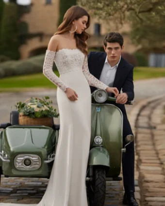 Rosa Clara Georgia with Removable Sleeves #0 default Natural thumbnail