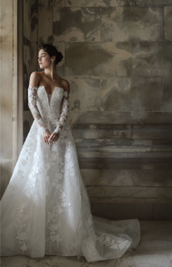 Blue Willow by Anne Barge Penrose Sleeves #1 default Silk White thumbnail