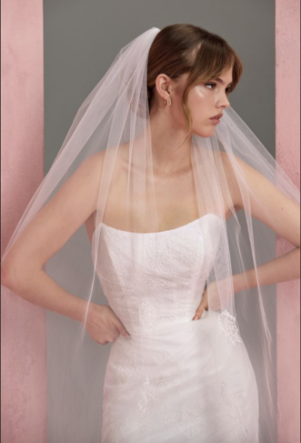 Blue Willow by Anne Barge Lucienne Veil #0 default Silk White thumbnail