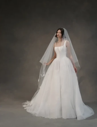 Blue Willow by Anne Barge Erivo Veil #3 default Silk White thumbnail