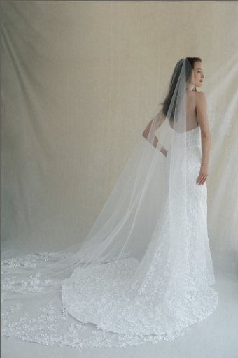 Blue Willow by Anne Barge High Meadows Veil #0 default Silk White thumbnail