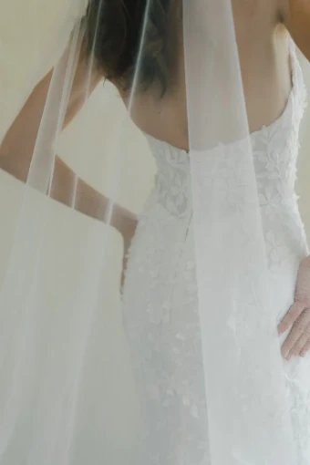 Blue Willow by Anne Barge High Meadows Veil #1 Silk White thumbnail