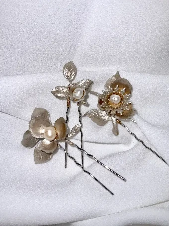 Miscellaneous Cori Lynn Co. Venesse Hair Picks #1 default Silver thumbnail