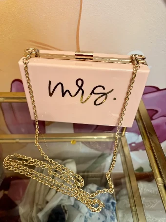Miscellaneous Mrs. Clutch / Crossbody Purse #2 Pink thumbnail