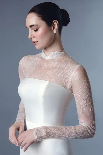 Thanks & Goodluck Chantilly Lace Topper TG1056 #0 default Ivory thumbnail