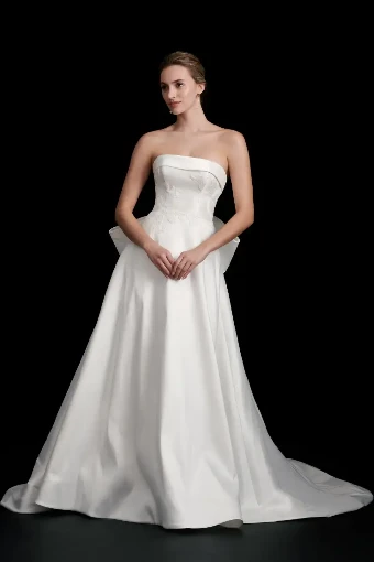 Kelly Faetanini Constance with detachable bow #5 Ivory thumbnail