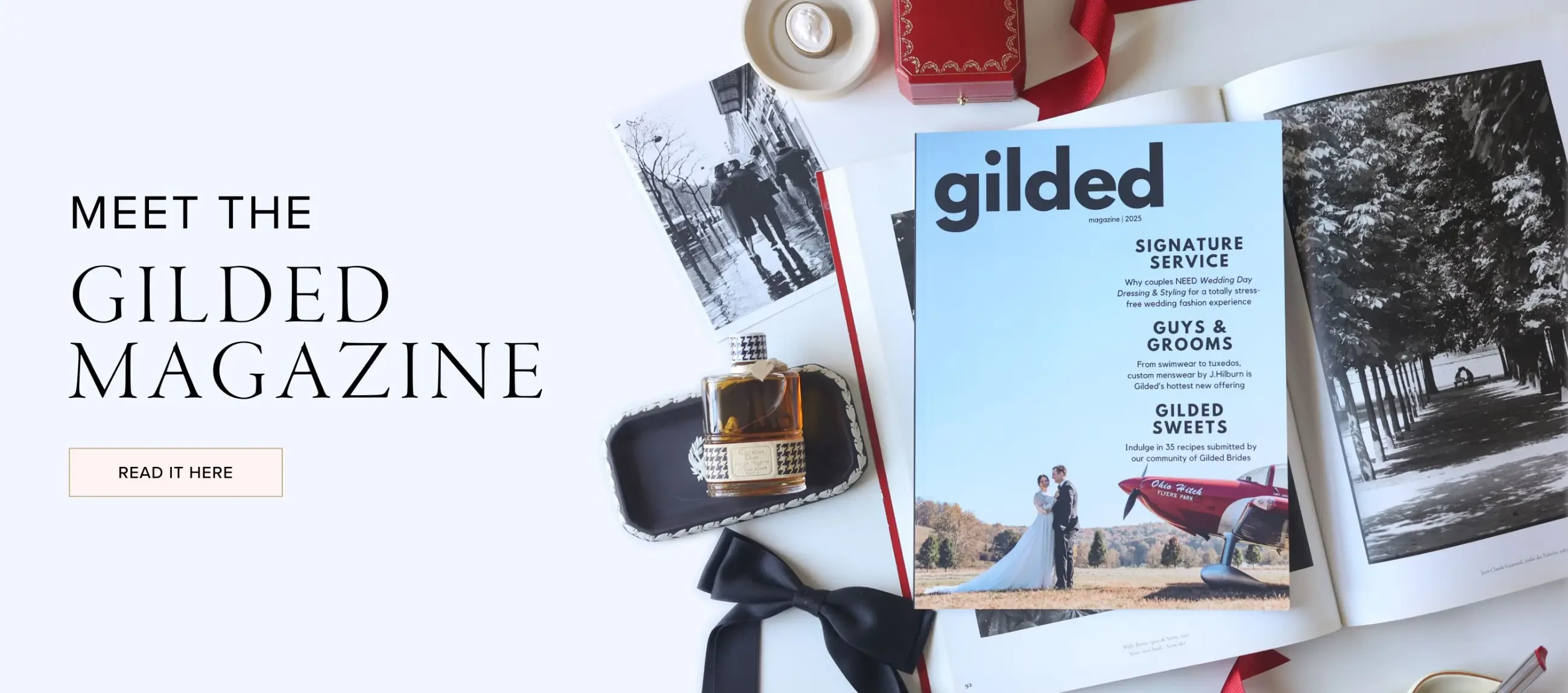 Gilded Magazine desktop banner