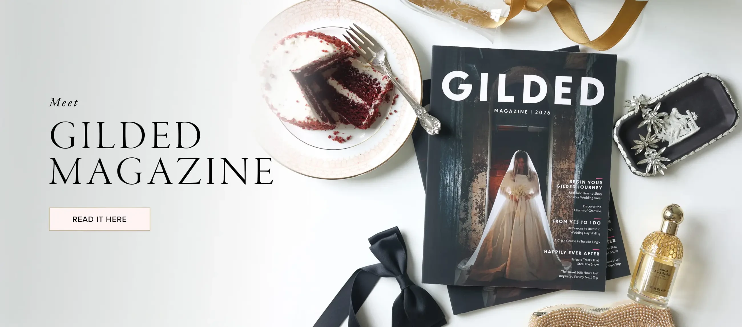 Gilded Magazine desktop banner
