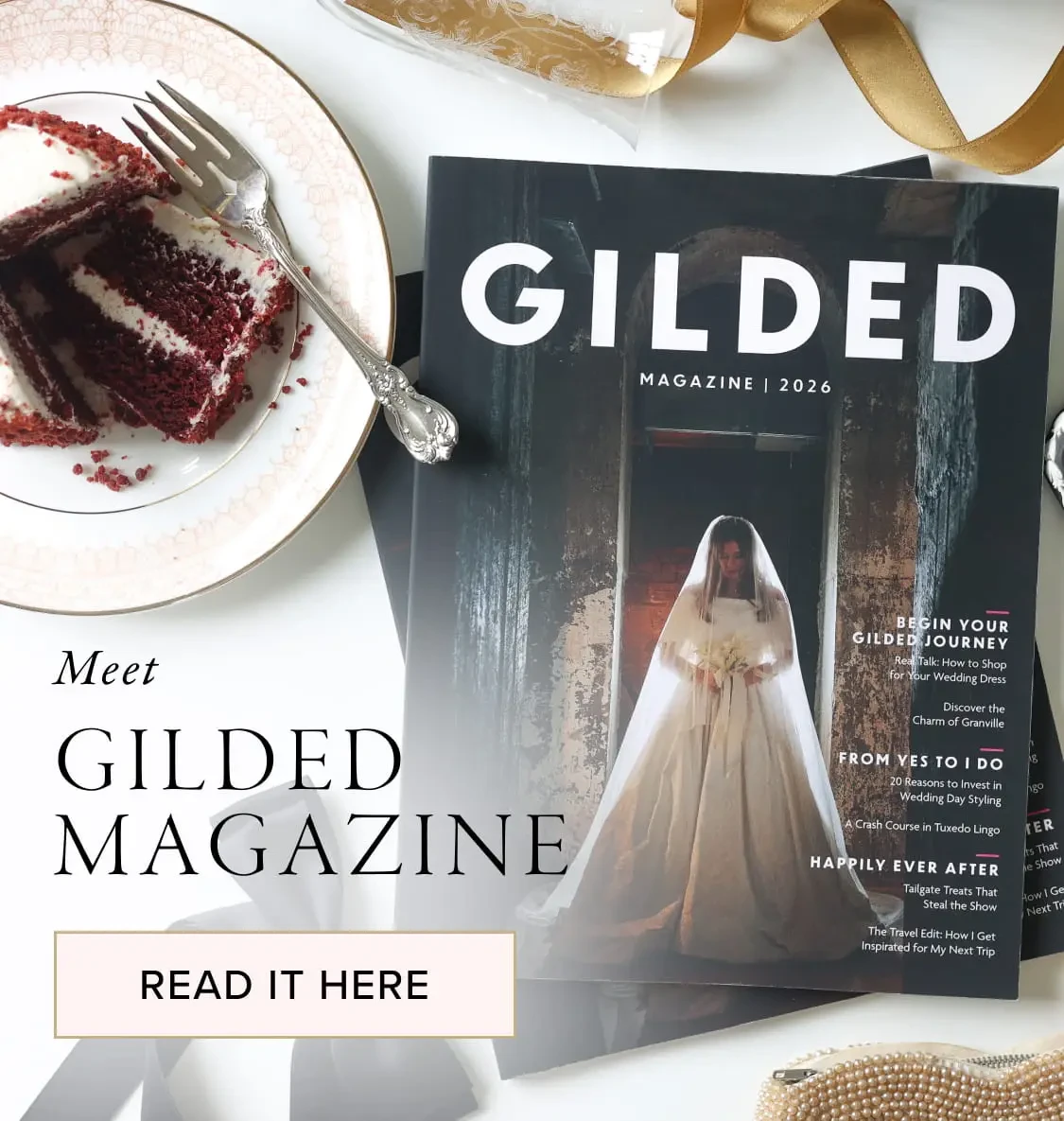 Gilded Magazine mobile banner
